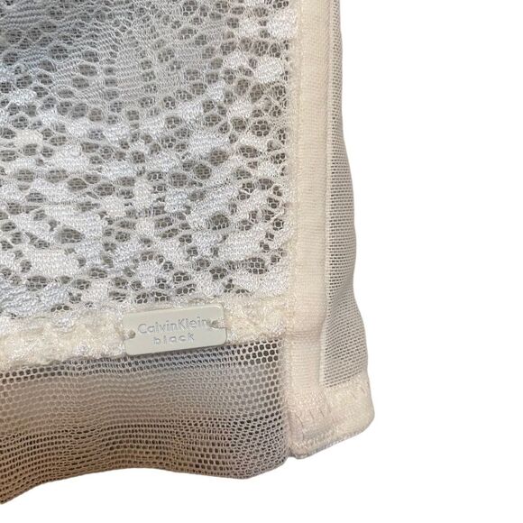 Calvin Klein‎ Women’s Size 34B Ivory Lace Corset Top Longline Bra Strapless - Picture 4 of 9